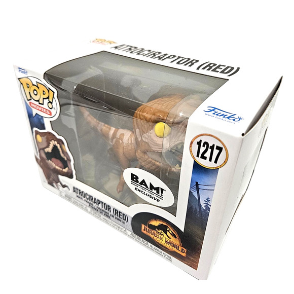 Funko Pop! Movies Jurassic World Atrociraptor (Red) #1217 Vinyl Figure NWB - Picture 3 of 6